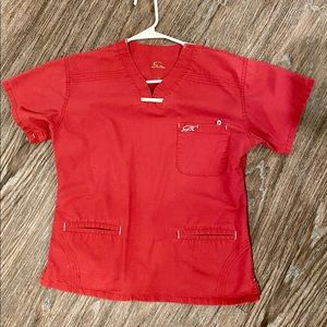 Women’s small IguanaMed scrub top (small).